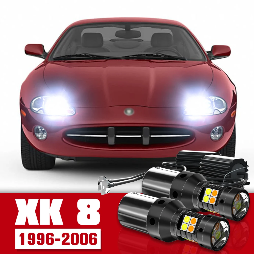 2x Dual Mode Turn Signal+Daytime Running Light Accessories LED DRL For Jaguar XK 8 1996-2006 1999 2000 2001 2002 2003 2004 2005
2x Dual Mode Turn Signal+Daytime Running Light Accessories LED DRL For Jaguar XK 8 1996-2006 1999 2000 2001 2002 2003 2004 2005