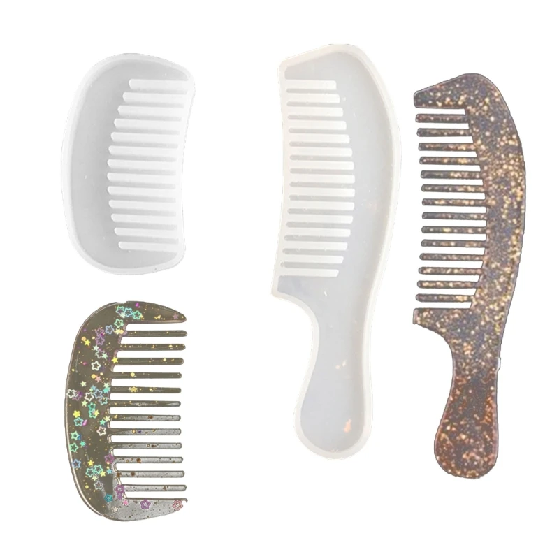 2Piece/set Cute Combs Resin Epoxy Mold Hair Combs Silicone Jewelry Making Casting Mould Handmade Crystal Comb Tool 
2Piece/set Cute Combs Resin Epoxy Mold Hair Combs Silicone Jewelry Making Casting Mould Handmade Crystal Comb Tool