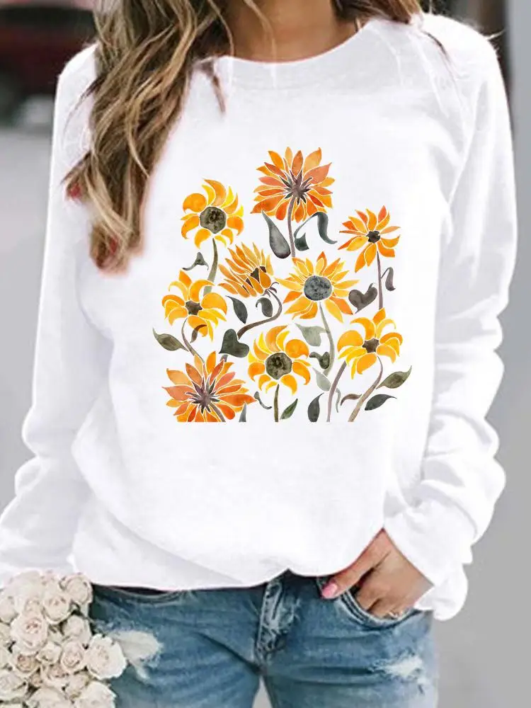 Pullovers Women Clothing Watercolor Painting Flower Fashion Spring Autumn Winter Hoodies Female Casual Graphic Sweatshirts
Pullovers Women Clothing Watercolor Painting Flower Fashion Spring Autumn Winter Hoodies Female Casual Graphic Sweatshirts