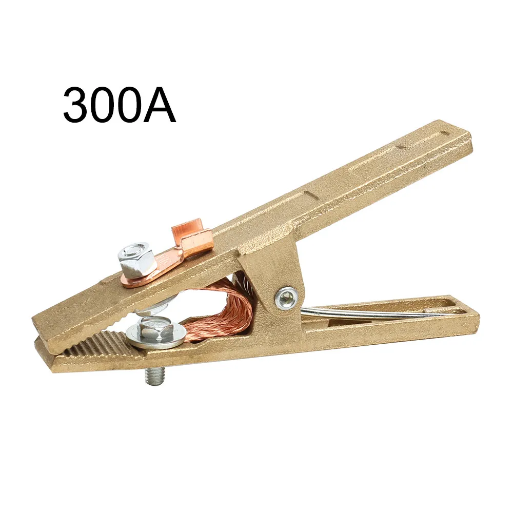 260/300/500A Heavy Duty Ground Clamp Manual Welder Earth Ground Cable Copper Grip Clip Clamp For Arc Welding Machine
260/300/500A Heavy Duty Ground Clamp Manual Welder Earth Ground Cable Copper Grip Clip Clamp For Arc Welding Machine