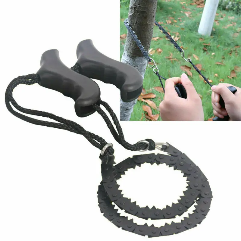 Woodworking Pocket Hand Chainsaw Heavy duty Manganese Survival Wire Saw Camp Hike Outdoor Hunt Fish Tool Cut Cutter Wood Forest
Woodworking Pocket Hand Chainsaw Heavy duty Manganese Survival Wire Saw Camp Hike Outdoor Hunt Fish Tool Cut Cutter Wood Forest