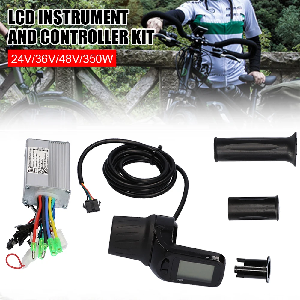 24V/36V/48V 350W Brushless Half-handle Controller Kit With LCD Meter Grip For Electric Bicycle E-Bike Electric Scooter Accessory
24V/36V/48V 350W Brushless Half-handle Controller Kit With LCD Meter Grip For Electric Bicycle E-Bike Electric Scooter Accessory