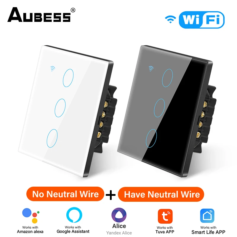 CORUI Wifi Smart Light Switch Glass Screen Touch Panel Voice Control Wireless Wall Switches Remote With Alexa Google Home
CORUI Wifi Smart Light Switch Glass Screen Touch Panel Voice Control Wireless Wall Switches Remote With Alexa Google Home