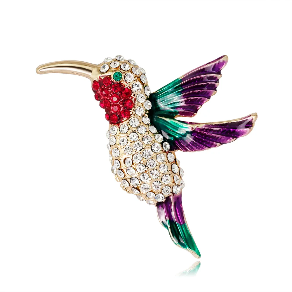 TULX Enamel Flying Bird Brooch Pins Women Rhinestone Animal Hummingbird Birds Brooch Pin Jewelry Clothes Coat Ornament
TULX Enamel Flying Bird Brooch Pins Women Rhinestone Animal Hummingbird Birds Brooch Pin Jewelry Clothes Coat Ornament