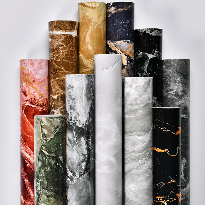 Marble Wallpapers Waterproof Oil-proof Self Adhesive Wall Paper Home Decoration Kitchen Bedroom Living Room TV Background Sticke
Marble Wallpapers Waterproof Oil-proof Self Adhesive Wall Paper Home Decoration Kitchen Bedroom Living Room TV Background Sticke