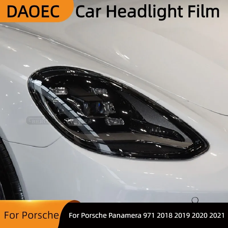 Защитная Затемняющая пленка для передних фар автомобиля Porsche Panamera 971 2018 2019 2020 2021, дымчато-черная прозрачная наклейка из ТПУ
Защитная Затемняющая пленка для передних фар автомобиля Porsche Panamera 971 2018 2019 2020 2021, дымчато-черная прозрачная наклейка из ТПУ