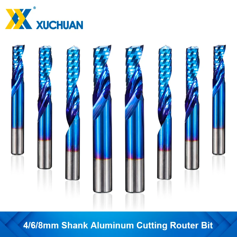 CNC Router Bit 4 6 8mm Shank Carbide End Mill Single Flute Milling Cutter for Cutting Aluminum Copper Milling Tool
CNC Router Bit 4 6 8mm Shank Carbide End Mill Single Flute Milling Cutter for Cutting Aluminum Copper Milling Tool