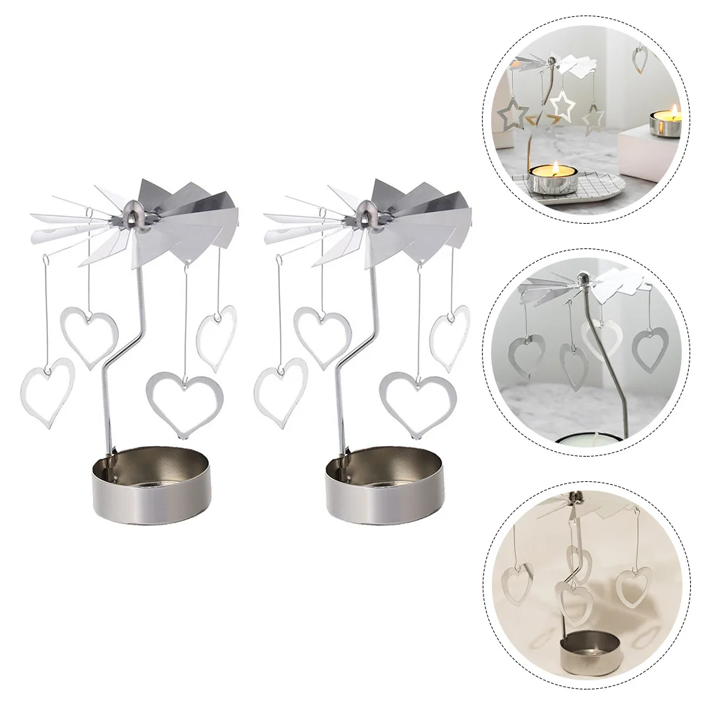2 Pcs Candleholder Candlestick Candle Stand Creative Candle Holder Rotating Candlestick for Hotel Bar Home
2 Pcs Candleholder Candlestick Candle Stand Creative Candle Holder Rotating Candlestick for Hotel Bar Home