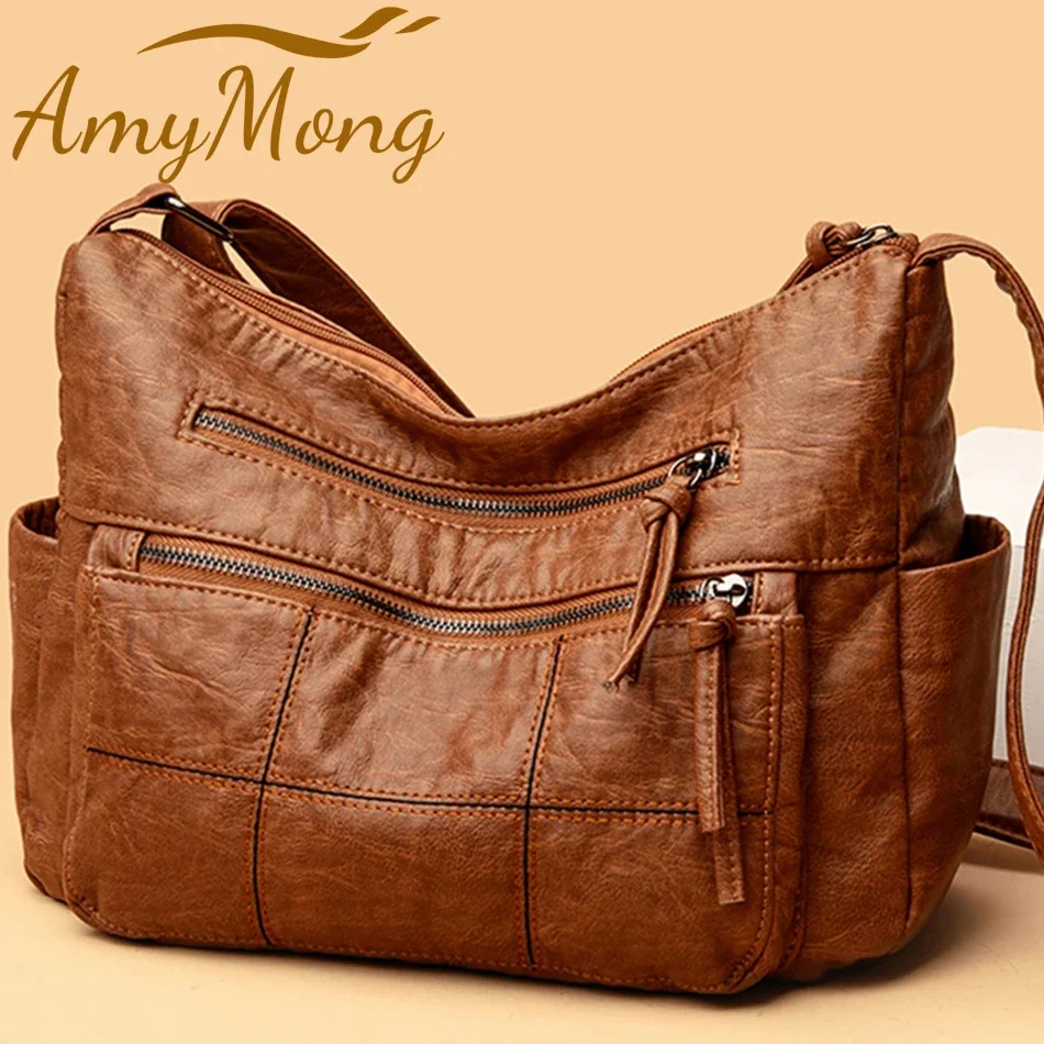 Soft Leather Shoulder Crossbody Bags for Women 2021 New Luxury Handbags Women Bags Designer Messenger Bag Purses and Handbags
Soft Leather Shoulder Crossbody Bags for Women 2021 New Luxury Handbags Women Bags Designer Messenger Bag Purses and Handbags