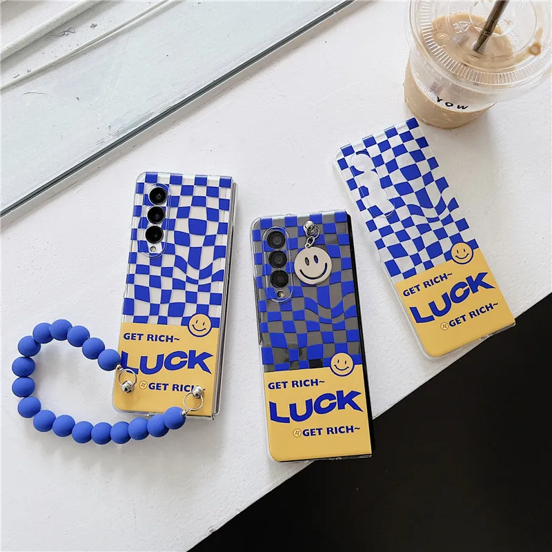 Fashion Lucky Smiley Phone Cases For Samsung Galaxy Z Fold 3 5G Hard Plastic PC Back Cover Case For Samsung Z Fold3
Fashion Lucky Smiley Phone Cases For Samsung Galaxy Z Fold 3 5G Hard Plastic PC Back Cover Case For Samsung Z Fold3