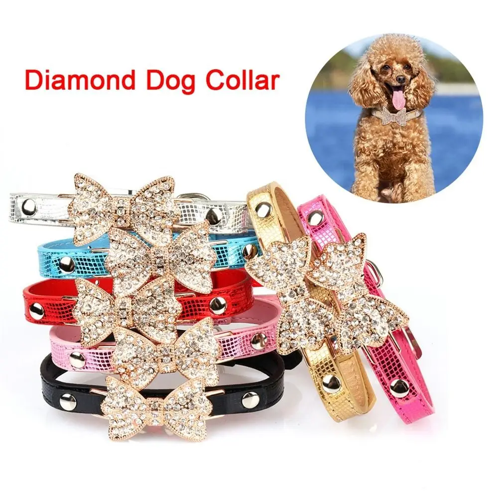 Fashion PU Rhinestones Adjustable Pet Necklace Dog Supplies Crystal Diamond Pendant Dogs Rhinestone Collar
Fashion PU Rhinestones Adjustable Pet Necklace Dog Supplies Crystal Diamond Pendant Dogs Rhinestone Collar