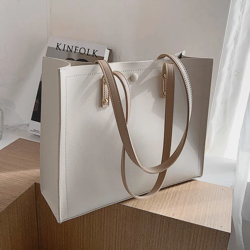 Korean Style 2 Pcs/Set Simple Large Shoulder Tote Bags For Women 2022 Trend Fashion Shopping Work Ladies Handbags Beige Black
Korean Style 2 Pcs/Set Simple Large Shoulder Tote Bags For Women 2022 Trend Fashion Shopping Work Ladies Handbags Beige Black