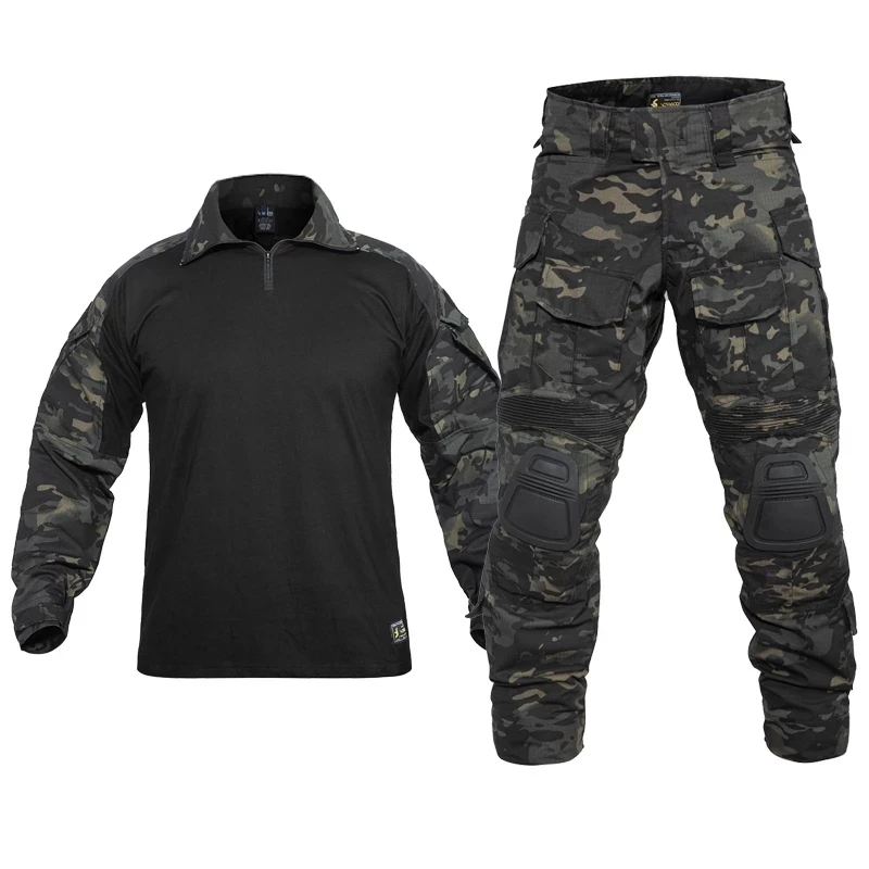 US EU Size Military Set Tactical Camouflage Uniform Clothing Suit Men Work Army Combat Paintball Airsoft CS Training Cargo Pants
US EU Size Military Set Tactical Camouflage Uniform Clothing Suit Men Work Army Combat Paintball Airsoft CS Training Cargo Pants