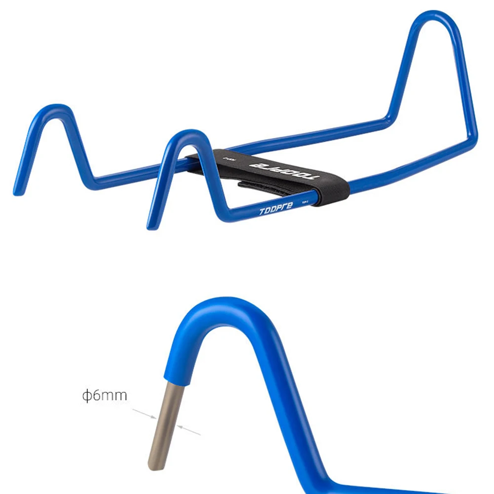 Durable Handlebar Holder Bicycle Workstand Accessories Blue Carbon Steel+Rubber For 32mm To 50mm Mountain Bike
Durable Handlebar Holder Bicycle Workstand Accessories Blue Carbon Steel+Rubber For 32mm To 50mm Mountain Bike