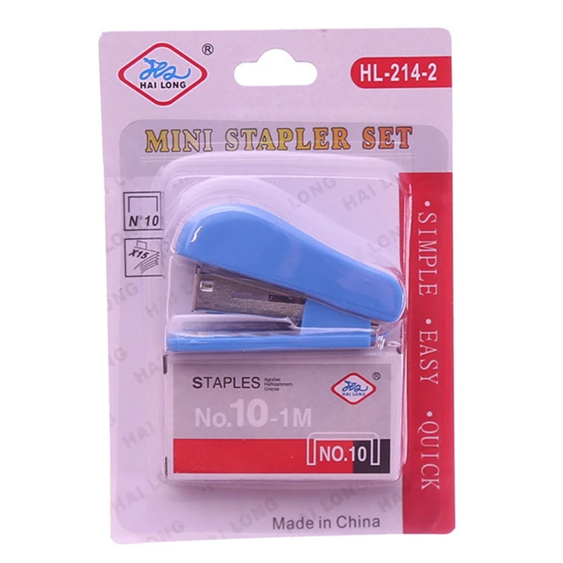 Mini Stapler Kit Cute Cartoon Portable Stapler Set with Box of Staples Built--n Staple Remover Kawaii Office Supplies Stationery
Mini Stapler Kit Cute Cartoon Portable Stapler Set with Box of Staples Built--n Staple Remover Kawaii Office Supplies Stationery
