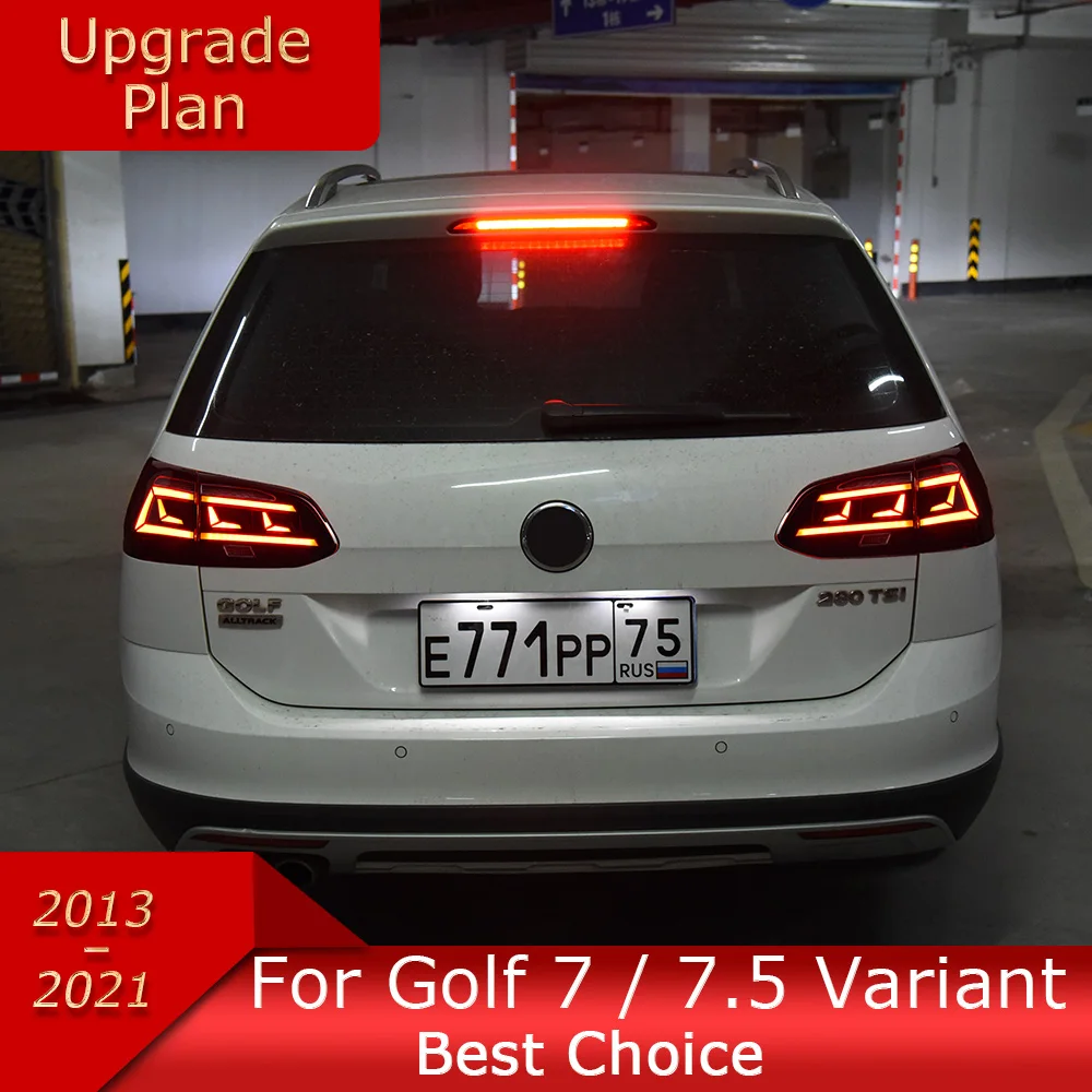 

Car Lights For Golf 7 Variant 2013-2017 Golf7.5 2018-2021 MK7.5 Alltrack LED Auto Taillights Upgrade Passat Design Accessories