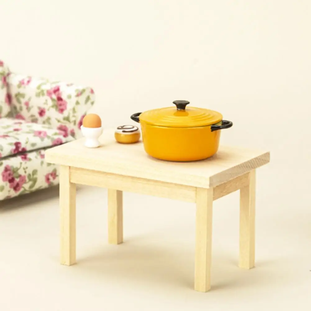 Durable Solid Color Burr Free Fairy House Furniture Desk Accessories for Entertainment Miniature Table Miniature Table
Durable Solid Color Burr Free Fairy House Furniture Desk Accessories for Entertainment Miniature Table Miniature Table