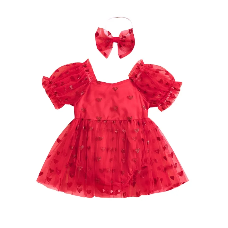 Toddler Baby Girl Dress Clothes Long Sleeve Heart Print Dress with Headband Set 2Pcs Spring Outfits
Toddler Baby Girl Dress Clothes Long Sleeve Heart Print Dress with Headband Set 2Pcs Spring Outfits