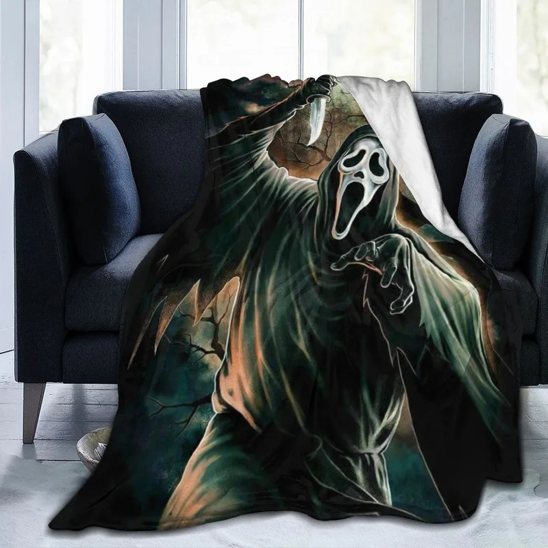 Halloween Scream Ghostface Series Pattern Blanket Fashion Fleece Throw blanket Children and adult Gift Sofa Travel Camping
Halloween Scream Ghostface Series Pattern Blanket Fashion Fleece Throw blanket Children and adult Gift Sofa Travel Camping