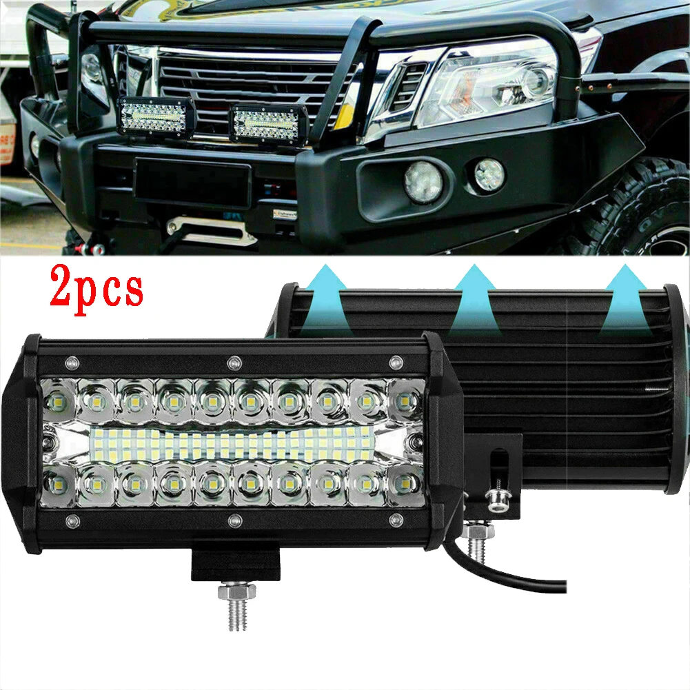 2Pcs Car 7 Inch 120w 40LED Work Light Bar Flood Spot Combo Fog Lamp Retrofit Spotlight Off-road Dome Light Driving Truck
2Pcs Car 7 Inch 120w 40LED Work Light Bar Flood Spot Combo Fog Lamp Retrofit Spotlight Off-road Dome Light Driving Truck
