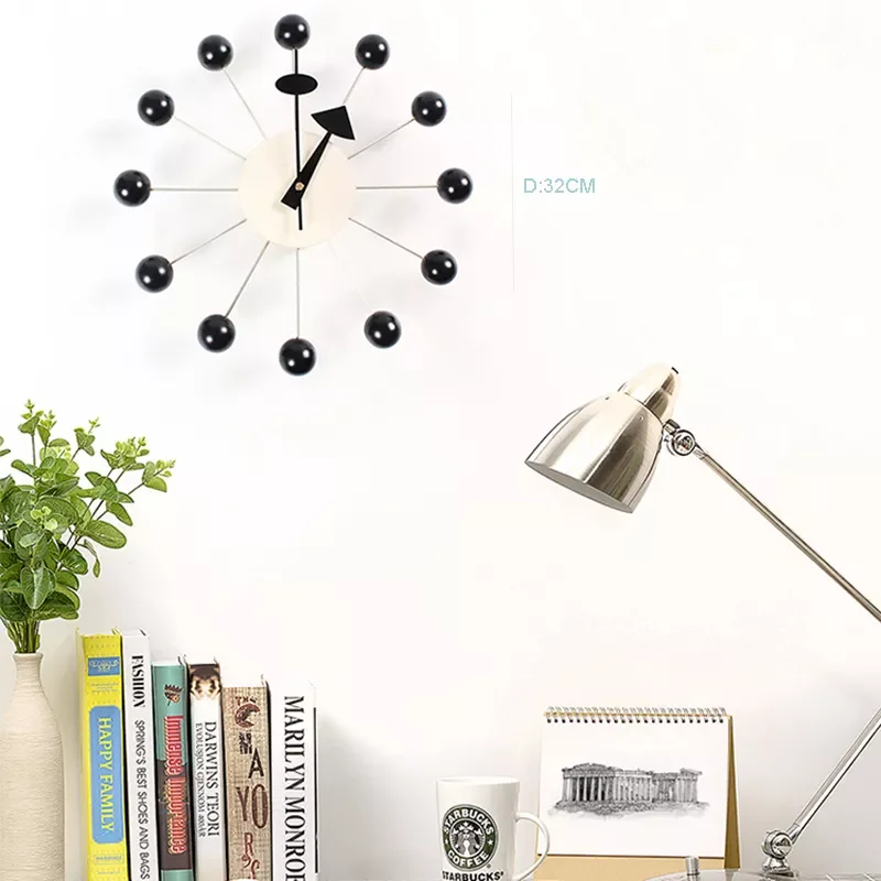Round Ball Wood Wall Clock Home Decor Modern Design 3D Clocks for Living Room Decoration Accessories with Import Movement
Round Ball Wood Wall Clock Home Decor Modern Design 3D Clocks for Living Room Decoration Accessories with Import Movement