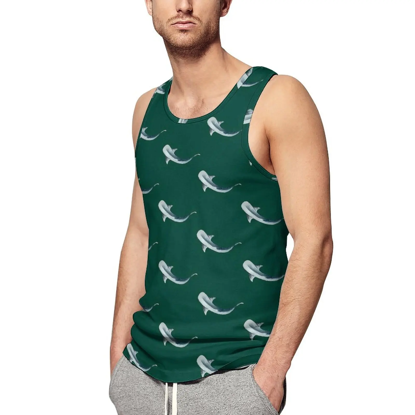 Whale Shark Tank Top Mens Ocean Animals Print Fashion Tops Beach Bodybuilding Custom Sleeveless Shirts Plus Size 4XL 5XL
Whale Shark Tank Top Mens Ocean Animals Print Fashion Tops Beach Bodybuilding Custom Sleeveless Shirts Plus Size 4XL 5XL