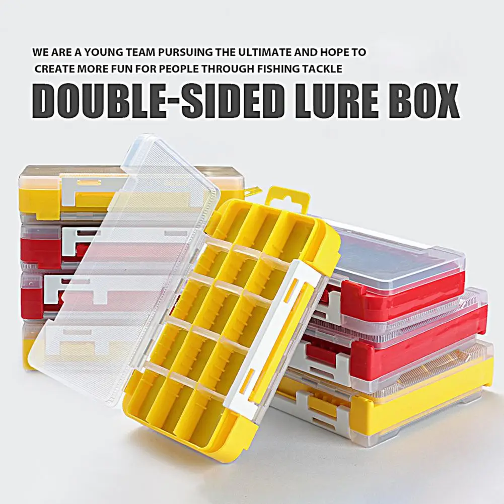 Fishing Bait Storage Box Wear-resistant Double-sided Lure Box Fishing Supplies Multi-grid Fishing Tackle Storage Box Pesca 낚시용품
Fishing Bait Storage Box Wear-resistant Double-sided Lure Box Fishing Supplies Multi-grid Fishing Tackle Storage Box Pesca 낚시용품