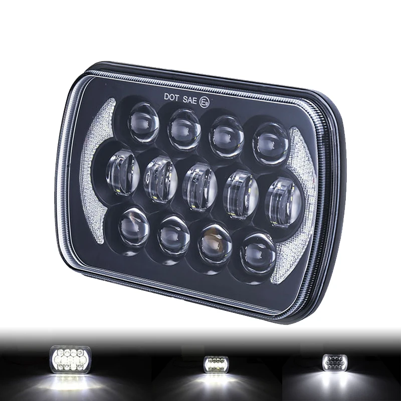 LED Headlight 7x6" Inch Brightest Rectangle 105W for Jeep Toyota Pickup Truck LED Bulbs Square Led Headlamp In Stock Accessory
LED Headlight 7x6" Inch Brightest Rectangle 105W for Jeep Toyota Pickup Truck LED Bulbs Square Led Headlamp In Stock Accessory