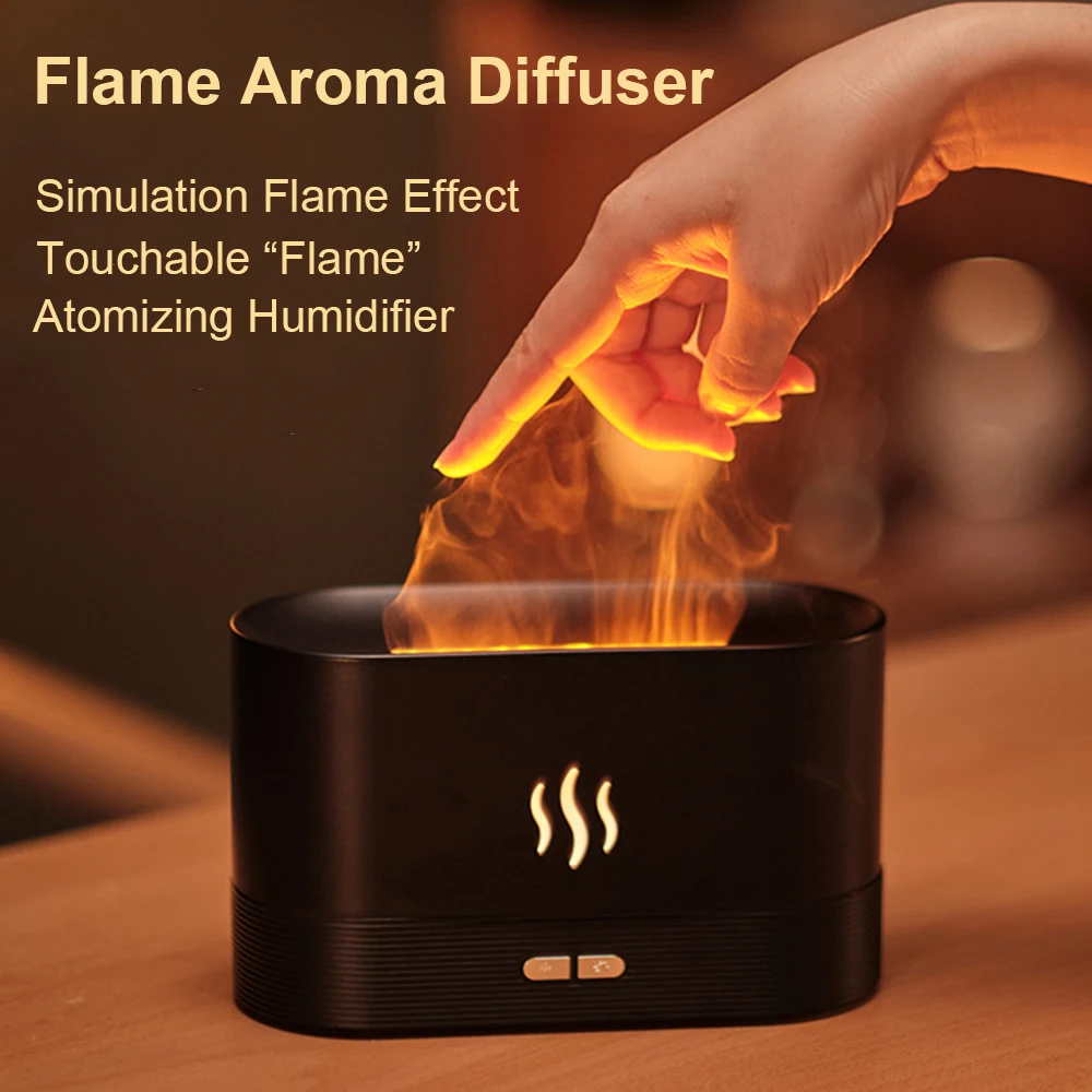SPAZEL Simulation Flame Humidifier Essential Oil Aromatherapy Diffuser Air Humidifier For Home Office Sooth Sleep Atomizer
SPAZEL Simulation Flame Humidifier Essential Oil Aromatherapy Diffuser Air Humidifier For Home Office Sooth Sleep Atomizer