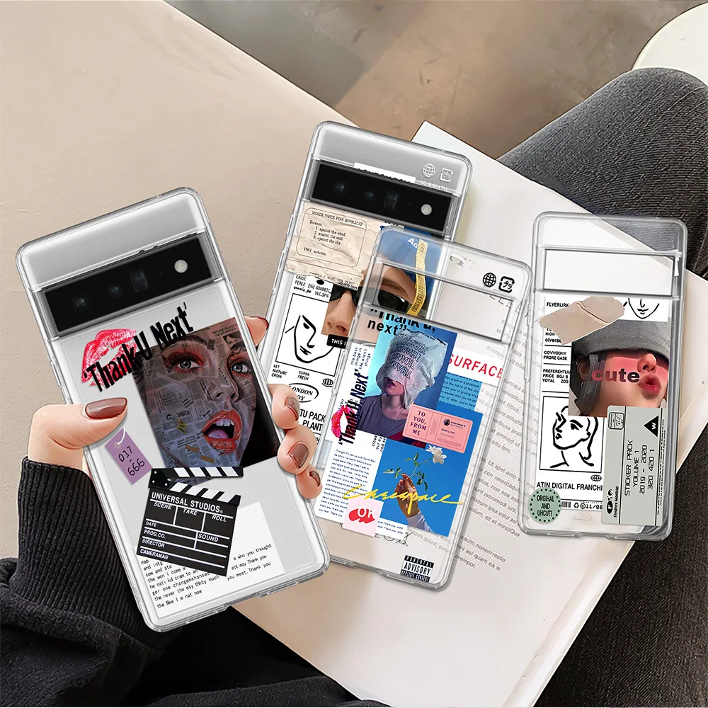 Art Poster Label Case for Google Pixel 6 6Pro7 Pro 6a 2 3 3a Transparent Soft TPU Fundas for Google Pixel 4 4a 5 5a 5G XL
Art Poster Label Case for Google Pixel 6 6Pro7 Pro 6a 2 3 3a Transparent Soft TPU Fundas for Google Pixel 4 4a 5 5a 5G XL