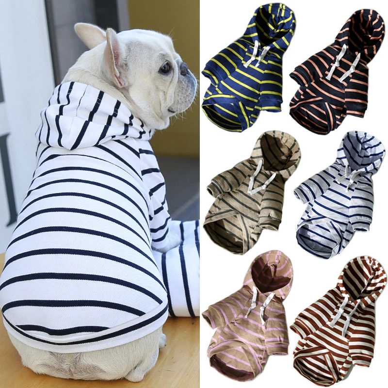 Новые полосатые толстовки с капюшоном для собак, Спортивная Толстовка для щенков, для маленьких, средних и больших собак, французского буль...
Новые полосатые толстовки с капюшоном для собак, Спортивная Толстовка для щенков, для маленьких, средних и больших собак, французского буль...