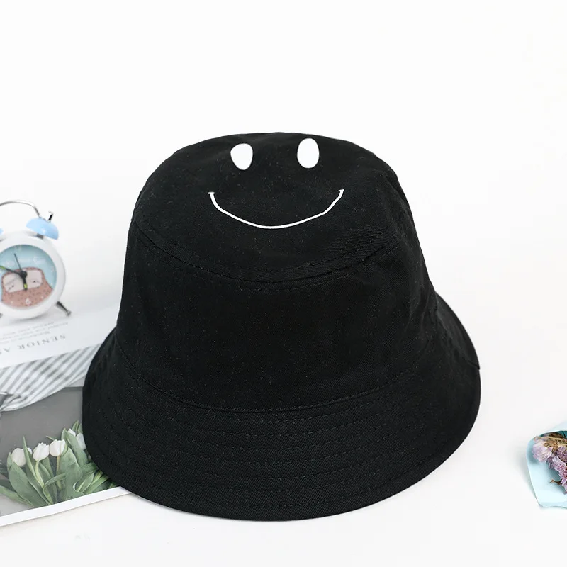 Kids Smile Face Printed Bucket Hats Cotton Panama Black Hip Hop Caps Foldable Summer Sunshade Fisherman Hat Bob for Girls Boys
Kids Smile Face Printed Bucket Hats Cotton Panama Black Hip Hop Caps Foldable Summer Sunshade Fisherman Hat Bob for Girls Boys
