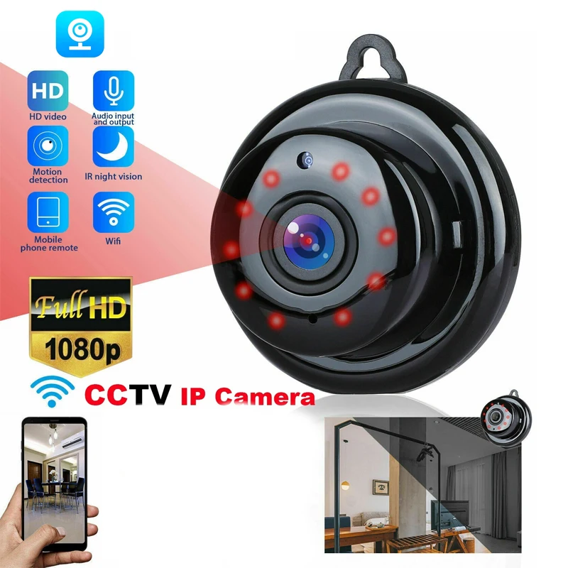 BLKJ Mini Wifi IP Camera HD 1080P Wireless Indoor Surveillance Camera Night Vision Two Way Audio Motion Detection Baby Monitor
BLKJ Mini Wifi IP Camera HD 1080P Wireless Indoor Surveillance Camera Night Vision Two Way Audio Motion Detection Baby Monitor