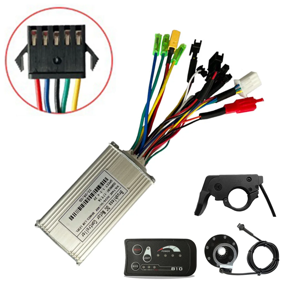36/48V 17A Sine Wave Controller S810 Display Throttle 8 PAS Kit For E-Bike MTB E-Scooter Battery Modification Controller Set
36/48V 17A Sine Wave Controller S810 Display Throttle 8 PAS Kit For E-Bike MTB E-Scooter Battery Modification Controller Set