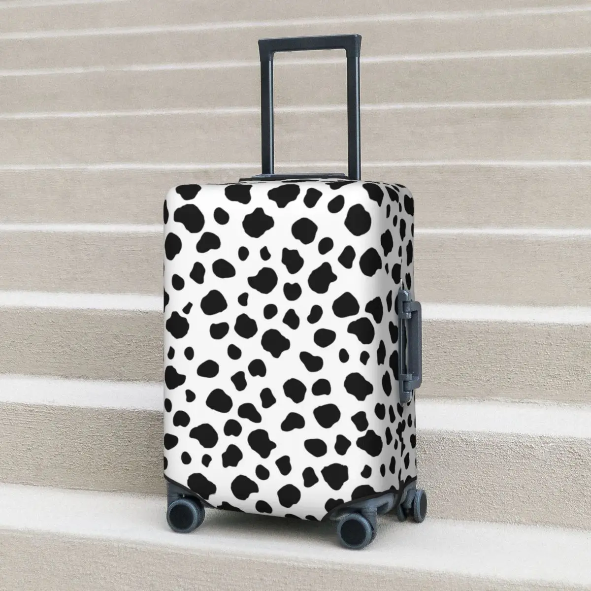 Dalmatian Suitcase Cover Black Spots Print Holiday Cruise Trip Fun Luggage Accesories Protector
Dalmatian Suitcase Cover Black Spots Print Holiday Cruise Trip Fun Luggage Accesories Protector