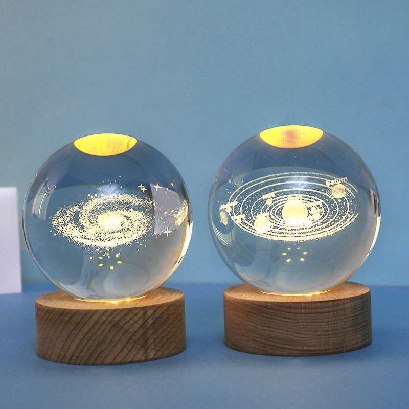 USB Crystal Ball Table Lamp 3D Galaxy Planets Projector LED Night Light Bedroom Bedside Decor Night Lamp Kids Birthday Gifts
USB Crystal Ball Table Lamp 3D Galaxy Planets Projector LED Night Light Bedroom Bedside Decor Night Lamp Kids Birthday Gifts