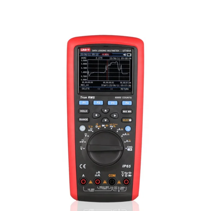 UT181A True RMS Auto Range Multimeter Industrial DMM 60000 Count PC Software Capacitance Resistance Meter
UT181A True RMS Auto Range Multimeter Industrial DMM 60000 Count PC Software Capacitance Resistance Meter
