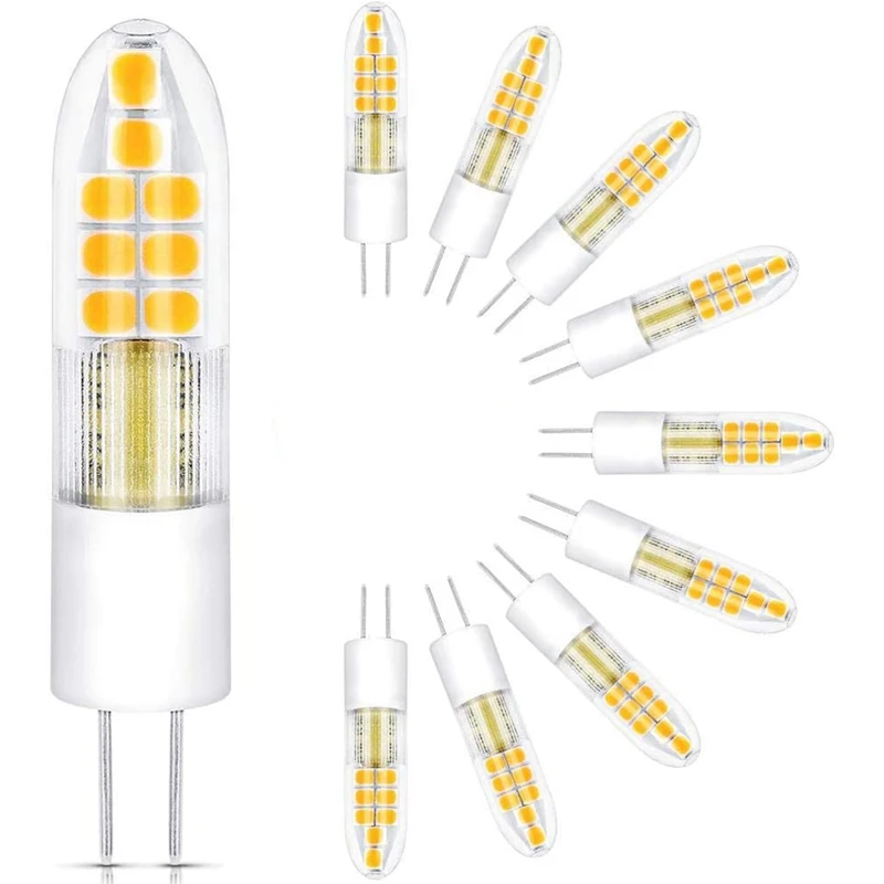 10Pcs G4 LED Bulb Bi-Pin Base Light Lamp Non-Dimmable Landscape LED Bulb 3000K T3 Halogen Track Bulb Replacement
10Pcs G4 LED Bulb Bi-Pin Base Light Lamp Non-Dimmable Landscape LED Bulb 3000K T3 Halogen Track Bulb Replacement