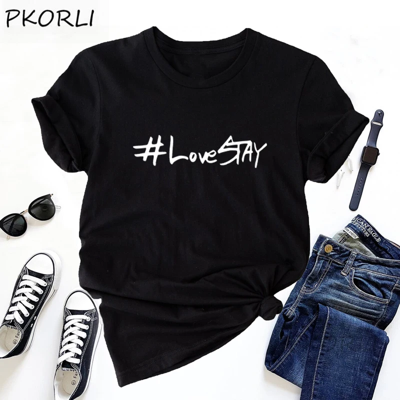 Stray Kids #LoveStay T-Shirt Korean Fashion Streetwear Women Kpop Tshirt Cotton Summer Short Sleeve T Shirt Round Neck Tee Shirt
Stray Kids #LoveStay T-Shirt Korean Fashion Streetwear Women Kpop Tshirt Cotton Summer Short Sleeve T Shirt Round Neck Tee Shirt