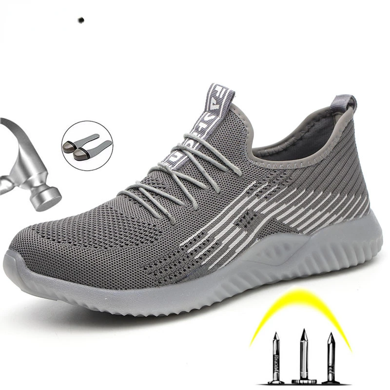 Men's Safety Work Shoes Steel Toe Cap Boots Lightweight Non-slip Puncture-Proof Construction Work Sneakers Breathable Shoes Male
Men's Safety Work Shoes Steel Toe Cap Boots Lightweight Non-slip Puncture-Proof Construction Work Sneakers Breathable Shoes Male