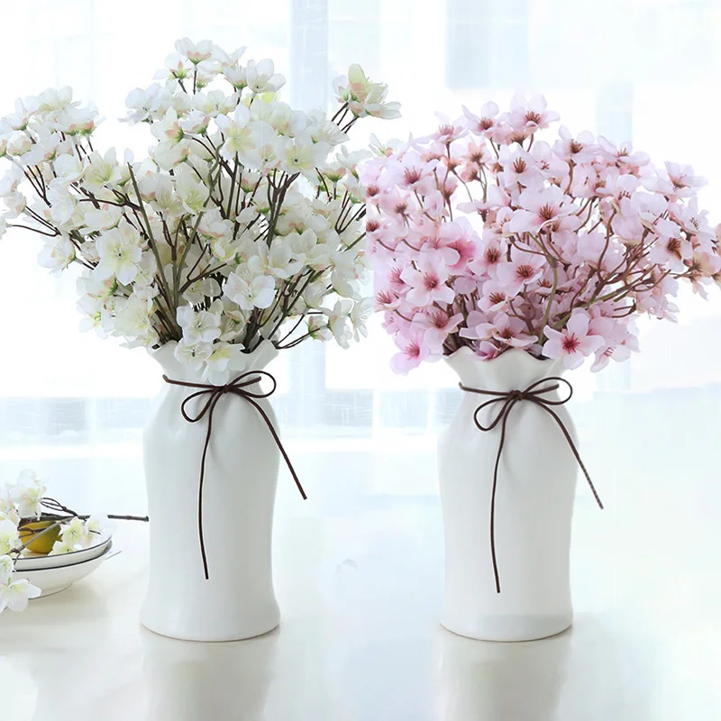 2Pcs Romantic Bouquet Wedding Decoration Silk Flower Peach Blossom Living Room High Quality Fashion Artificial Exquisite 
2Pcs Romantic Bouquet Wedding Decoration Silk Flower Peach Blossom Living Room High Quality Fashion Artificial Exquisite