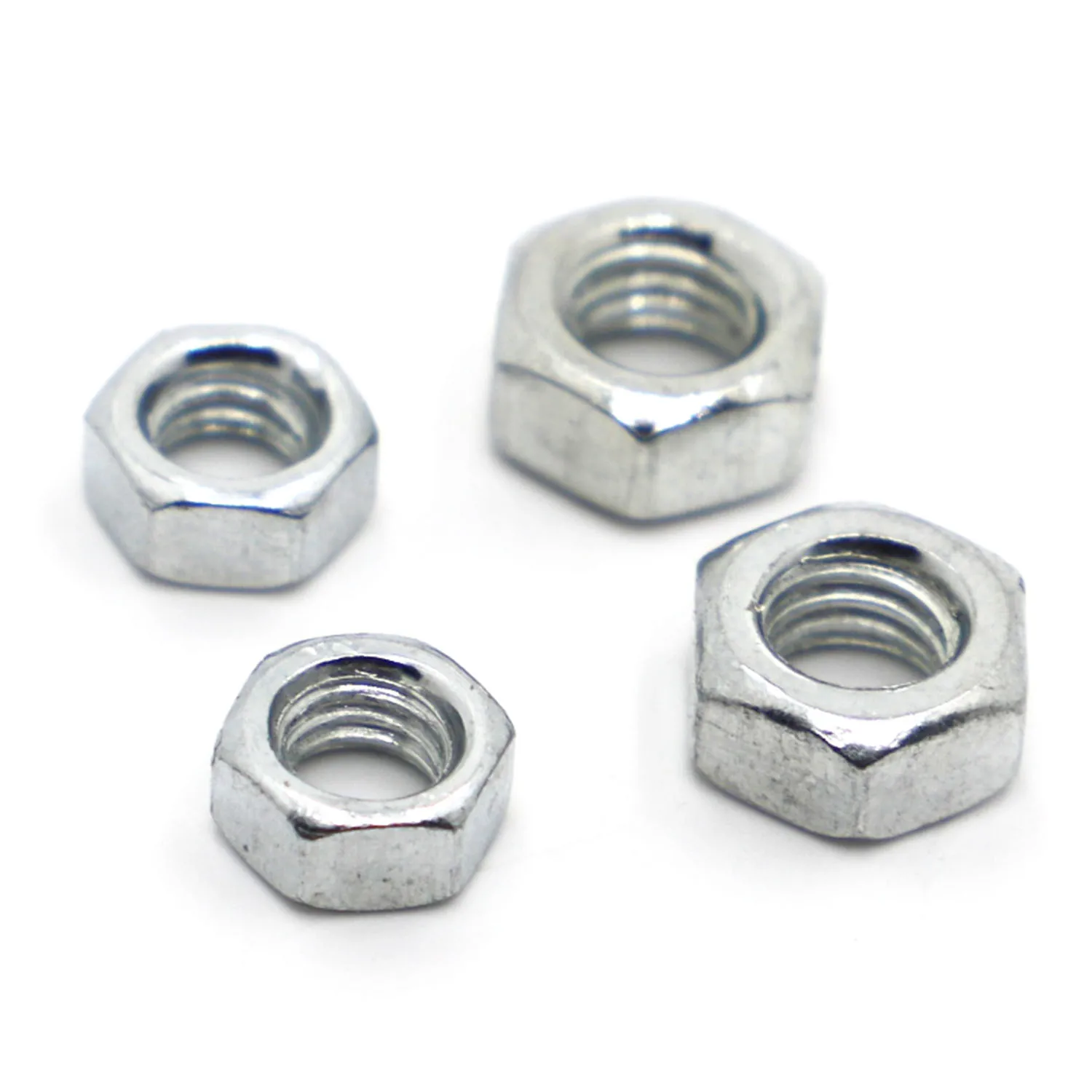 

Hexagon Zinc Plated Steel Hex Nuts Metric DIN934 M2 M2.5 M3 M4 M5 M6 M8 M10 M12 M14 M16 M18 M20 M22 M24 Nut For Screws Bolts