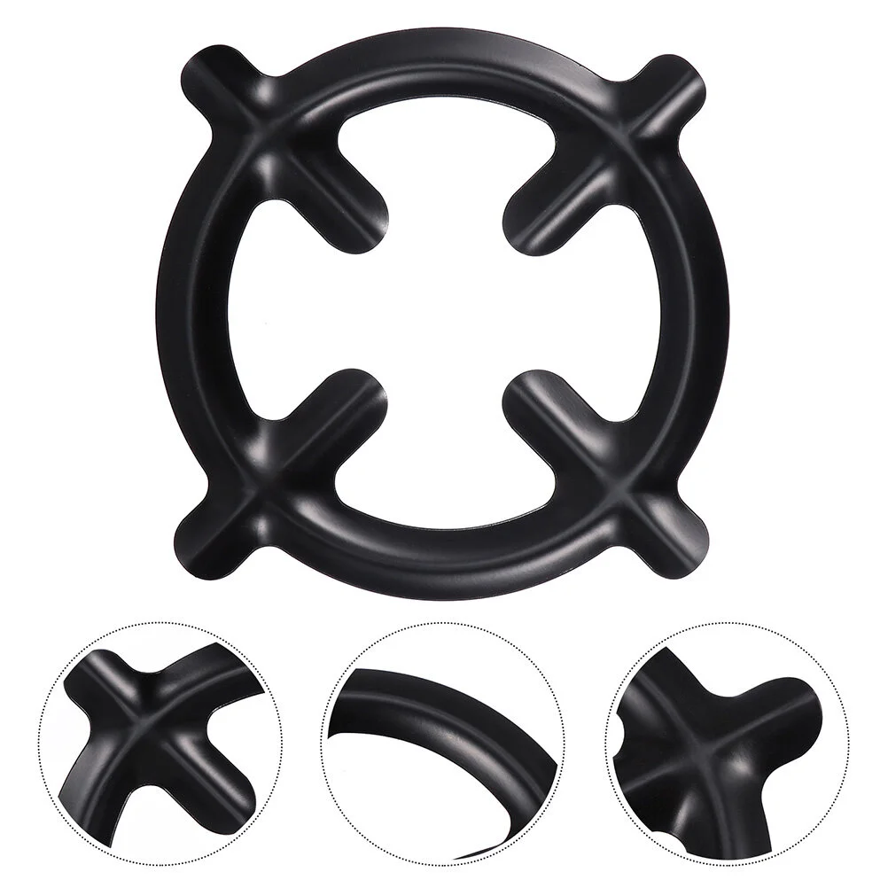 

2 Pcs Frame Durable Pot Racks Convenient Holders Coffee Pan Kettle Brackets Shelves Stable Gas Stove Supports Ring Burner