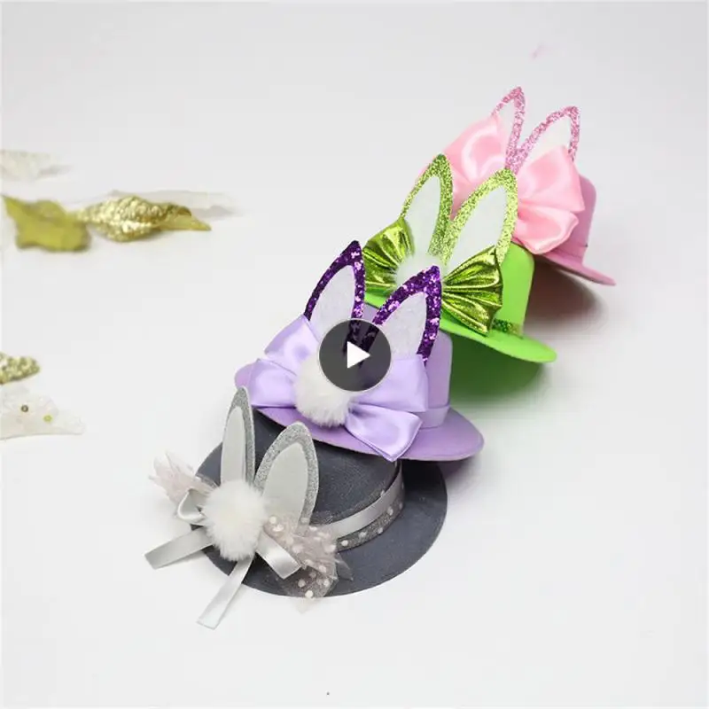 Durable Easter Bunny Ear Top Hat Dazzling Nap Material Easter Hat Dress Party Supplies Rabbit Ear Hat Cute Wear Comfortable
Durable Easter Bunny Ear Top Hat Dazzling Nap Material Easter Hat Dress Party Supplies Rabbit Ear Hat Cute Wear Comfortable