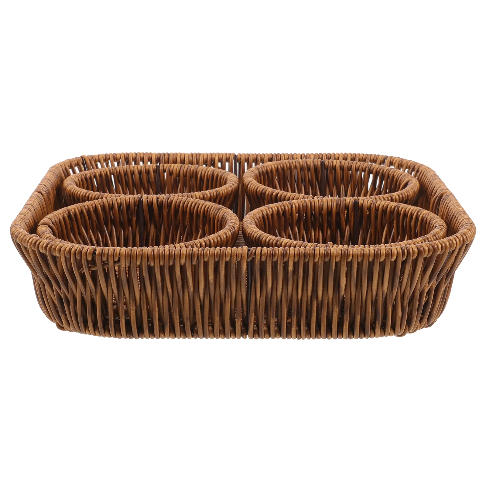 1 Set Woven Basket Snack Basket Storage Basket Dried Fruit Basket Small Combination Storage Baskets
1 Set Woven Basket Snack Basket Storage Basket Dried Fruit Basket Small Combination Storage Baskets