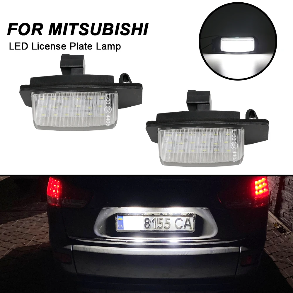 2PC LED License Plate Light For Mitsubishi Outlander 2 3 Lancer No Error Number Plate Lamp For Peugeot 4007 For Citroen CCrosser
2PC LED License Plate Light For Mitsubishi Outlander 2 3 Lancer No Error Number Plate Lamp For Peugeot 4007 For Citroen CCrosser