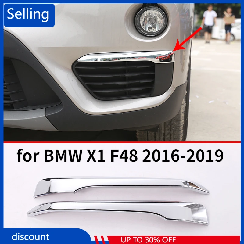 2 Pcs for BMW X1 F48 2016-2019 Front head Fog Lamp Cover Trim Molding Front Fog Light Eyebrow Trim Car Accessories External 
2 Pcs for BMW X1 F48 2016-2019 Front head Fog Lamp Cover Trim Molding Front Fog Light Eyebrow Trim Car Accessories External