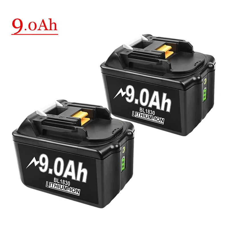 Литий-ионный аккумулятор BL1830 18 в 9, 0 Ач для беспроводных электроинструментов Makita BL1815 BL1835 BL1840 BL1850 BL1860 LXT400 194204-5 194205-3
Литий-ионный аккумулятор BL1830 18 в 9, 0 Ач для беспроводных электроинструментов Makita BL1815 BL1835 BL1840 BL1850 BL1860 LXT400 194204-5 194205-3