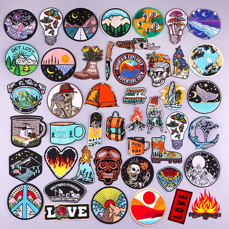 Travel Patch Mountain Camping Embroidered Patches On Clothes Iron On Patches For Clothing Adventure Sewing Patch For Clothes
Travel Patch Mountain Camping Embroidered Patches On Clothes Iron On Patches For Clothing Adventure Sewing Patch For Clothes