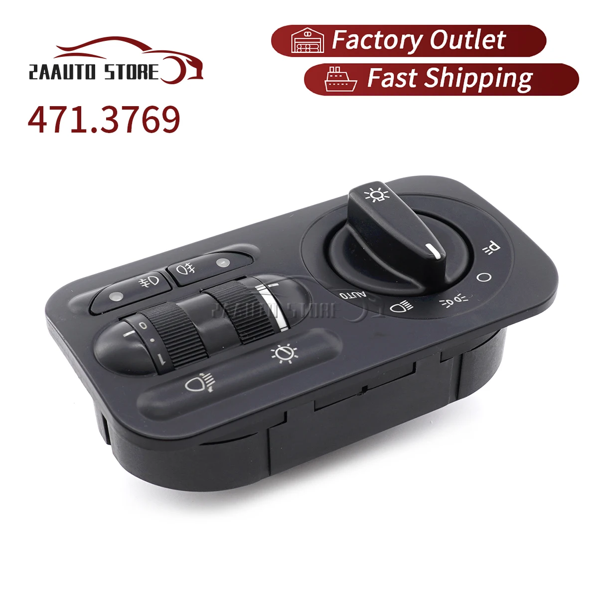 471.3769 For Lada Car HeadLight Control Switch Fog Lamp Button Car Parts Accessories Adjustment
471.3769 For Lada Car HeadLight Control Switch Fog Lamp Button Car Parts Accessories Adjustment